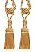 DÉCOPRO Decorative Chainette Tassel Tiebacks, 5