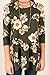 KISSOURBABY Womens Casual Floral Print 3 4 Sleeve Top Shirt with Loose Bottom
