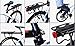 Kissemoji Wakrays Bike Rear Rack Carry Carrier Holder Seatpost Mount Quick Release Max Load Support110Lb(50kg)
