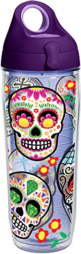 Tervis 1279619 Sugar Skulls Insulated Tumbler with Wrap and 