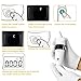 Gland Baby Ear and Forehead Thermometer, Digital Thermometer for Kids Toddles Children Boys & Girls, FDA and CE Approved, White mix Black Color 4.8oz 1PC