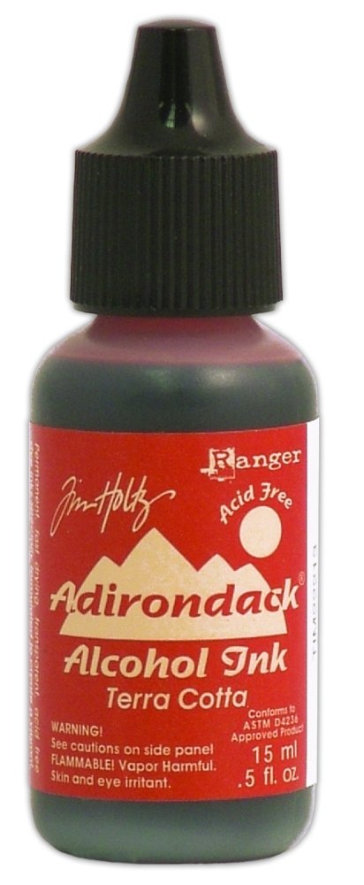 Ranger AAIS-22213 Tim Holtz Adirondack Alcohol Ink, Terra Cotta, 0.5oz