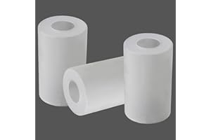 Anmire 3 Pack Frosted Glass Shade, Cylinder Light Fixture Replacement Globe or Cover with 1-5/8-Inch Fitter for Chandelier Wall Sconce Pendant Light, G0073