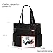 SoHo Williamsburg Diaper Bag Large Tote (One Size, Black)