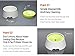 Misyue Dogs No Spill Proof Water Bowl Slow Feeder 1000ML(34OZ) 2 in 1 Innovative No Spill Dripless Cat&Dog Bowl