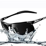 JULI Polarized Sunglasses,Sports Designer Fashion Sunglasses for Men Women Driving Baseball Cycling Fishing Golf Al-Mg Alloy Superlight Unbreakable Frame