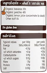 Ella's Kitchen Organic Peaches & Banana Smoothie S1 120g view 3