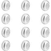 DELORIGIN 12Pcs 925 Sterling Silver Stopper Beads Rondelle Spacer Beads Charm, Slider Stopper Beads for DIY Bracelet Necklace Earring Gift Jewelry Making Accessories