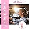 Wireless-Earbuds-Headphone-Bluetooth-50-in-Ear-Earphone-Touch-Control-with-Mic-RGB-Sweatproof-Noise-Canceling-USB-C-Quick-Charging-Case-Compatible-with-iPhoneAndroidPC-for-Sport-Work-RunningPink Sendowtek Wireless Earbuds Pink Bluetooth in Ear Headphone Touch Control with Mic RGB Sweatproof Noise Canceling…