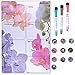 Magnetic Weekly Planner - Kitchen Gift Set - Magnet Dry Erase Fridge Daily Board - Happy Orchid Whiteboard Calendar by SMEREKA(TM)