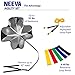NEEVA Speed Agility Training Kit- Set of Premium Agility Ladder, 10 Disc Cones, Resistance Running Parachute, Jumping Rope, Mini Loop Bands & Sport Drills eBook