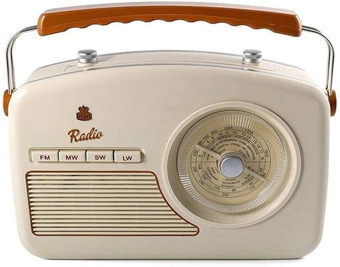 GPO Retro Rydell Portable Analogue Radio, Vintage, Nostalgic, Classic