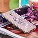 ISADENSER Samsung Galaxy j6 2018 Case Clear Soft TPU Glitter Stylish Design 3D Hearts Quicksand Shiny Flowing Liquid Protective Cover Samsung Galaxy j6 2018 (EU Version) Pink Never Stop