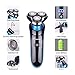 Hatteker 2 in 1 Electric Razor for Men Rotary Shaver Waterproof Nose Hair Trimmer Cordless with USB Rechargeable Wet and Dry Birthday Gifts Anniversary Gifts Fathers Day Gifts