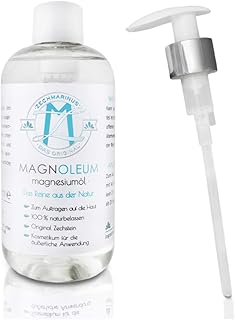 Magnesiumgel Massagegel aus dem Zechstein Urmeer mit Magnoleum Magnesiumöl – Pflegegel für die Haut im Pumpspender – 300ml