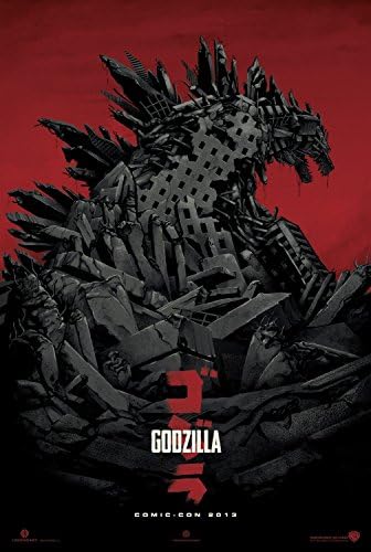 Godzilla (2014) 13"x19" Borderless Movie Poster Comic-con