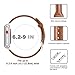 Wearlizer Slim Thin Leather Bands Compatible with Apple Watch Band 38mm 40mm 41mm 42mm 44mm 45mm 46mm 49mm Women Men Strap Wristband Bracelet for iWatch Series 11 10 9 8 7 6 5 4 3 SE/Ultra 3 2 1