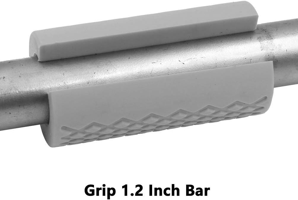 Weight Thick Bar Gym Grips - fit Standard Barbell, Dumbbell, Bicep, Pull Up Bar, Rope Grips - Grip Fat Bar Forearm Builder Strength Muscle Growth for Weightlifting Fitness Training (Nylon-Green): Electronics