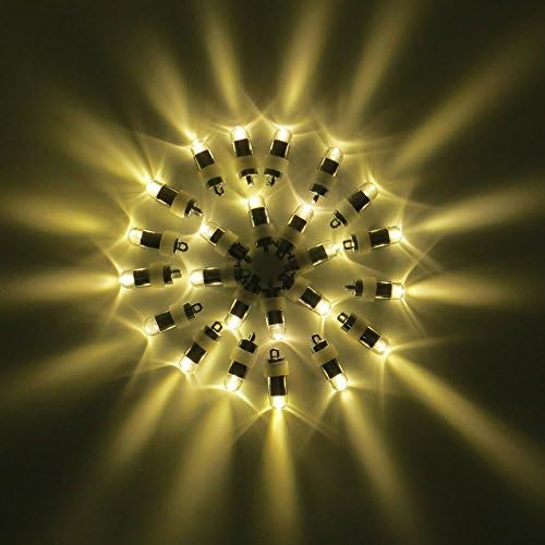 Vitrom 24 Pack Waterproof Balloon Lights Bulbs Warm White LED Decoration Lamp For Party/Decoration/Festival/Celebration/Wedding/Floral