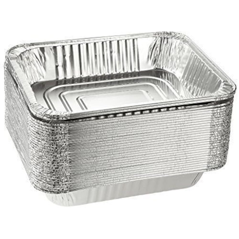 Aluminum Half Size Deep Foil Pan 30 Packs 9 X 13 Safe For Use Freezer