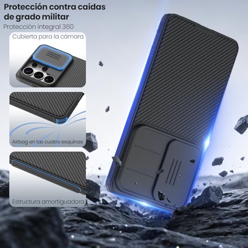 Nillkin CamShield Pro Case for Galaxy S26 Ultra 5G, with Camera Slider Protection, Slim Shockproof Case for Samsung Galaxy S26 Ultra 6.9" (Black)