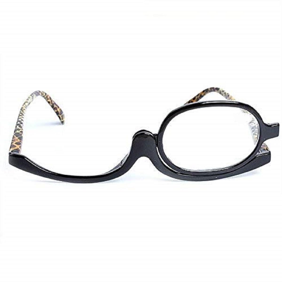 Rotating Makeup Glasses Magnifying Glasses Cosmetic Folding Eyeglasses Tools Kit - 4.0