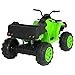 Best Choice Products 12V Kids Ride-On 4-Wheeler with 2 Speeds, MP3, and Lights, Green