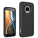 OEAGO Moto G5 Plus Case, Moto G Plus (5th Generation) Case, [Shockproof] [Impact Protection] Hybrid Dual Layer Defender Protective Case Cover for Motorola Moto G5 Plus/Moto G Plus (5th Gen) - Black
