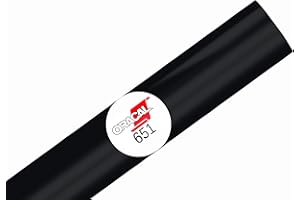 ORACAL 651 Glossy Permanent Vinyl 12 Inch x 15 Feet (Black)