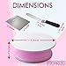 Rotating Cake Turntable Stand Kit: 12 Inch Spinning Cake Stand with Angled Icing Spatula and Decorating Comb/Icing Smoother [Smart 360 Revolving, Professional Quality Cake Decorating Supplies]