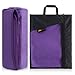 SUNLAND Microfiber Ultra Compact Sports Bath Towels (Purple, 32inch X 60inch)
