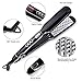 Hair Volumizing Iron Flat Iron Hair Straightener Digital Flat Iron with LCD Display Hair Straightening Suitable for Long Short Hair Curler