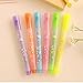 KitMax (TM) Pack of 12 Pcs Cute Cool Colorful Candy Color Star Shape Pen Tip Highlighter Pen Office School Supplies Students Children Gift (Color May Vary)
