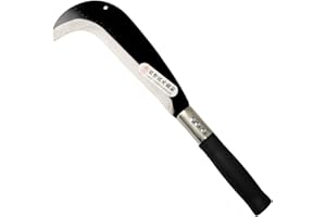 Zelin Machete with Heavy Duty Construction Black Plastic Handle,Ergonomic No-Slip Handle for Gardening, Agriculture, Bushcraft, Hunting and Outdoor