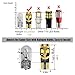D-Lumina Canbus Error Free 194 168 2825 W5W T10 LED Bulb Fit Car Dome Map Courtesy Door License Plate Trunk Cargo Lights, With Super Bright 9-SMD 4020 Chipsets, 6000K White, 2-Pack