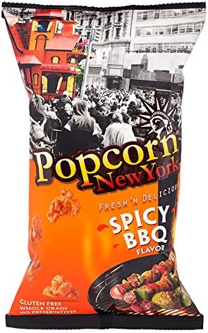 Popcorn New York, Spicy BBQ Flavour, 60 g (Pack of 2 units) / Beststore by KK