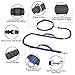 Bungee Dog Leash, Hands Free Dog Leash for Running Walking Training Hiking - Dual Handle Lead Leash Shock Absorbing, 3M Reflective Adjustable Waist Belt for Medium & Large Dogs (Hold Up to 150 lbs)