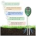 Ambox Soil pH Meter, 3-in-1 Soil Test Kit for Moisture, Light & pH, Soil Tester Moisture Meter for Garden, Lawn, Farm, Indoor & Outdoor Plants, Gardening Tools, Easy Read Indicator (No Battery Needed)thumb 3