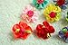 yagopet 10pcs/Pack Dog Hair Bows Cute Bright Flowers Designs Rubber Bands Dog Topknot Bows for Holidays Pet Dog Grooming Bows Supplies Dog Hair Accessories