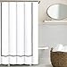 Echelon Home Collection Black Echelon Hotel Three Line Shower Curtain