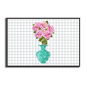 Framed Canvas Wall Art for Living Room, Bedroom Vase Canvas Prints for Modern Home Decoration Ready to Hang - 16"x24" inches
