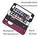 Co-Goldguard Case for iPhone 7 Heavy Duty iPhone 8 Cover Durable 3 in 1 Built-in Screen Protector Hard Cover Dust-Proof Shockproof Drop-Proof Shell(Purple/Black)