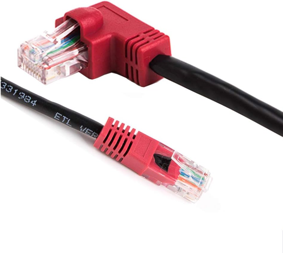 Angled RJ45 Patch Cable L shape Lan Amazon.co.uk