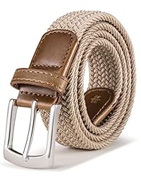 Cinturón para mujer Bulliant, cinturón elástico trenzado 1 1 8, multicolor.