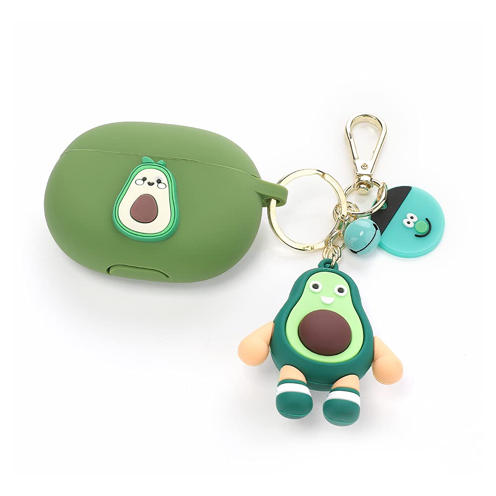 Derhom Silicone Case Compatible with New Beats Studio Headphones [Supports Wireless Charging][Cartoon Series] (Avocado)