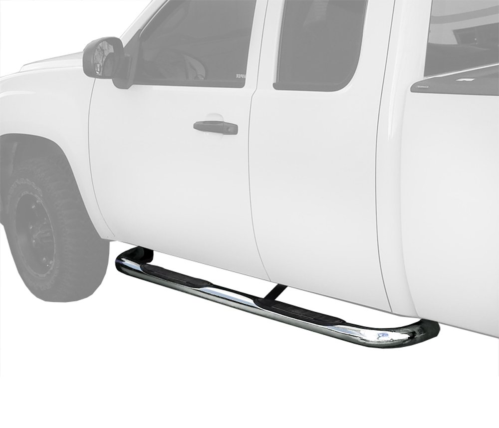 Fits 9918 Chevy Silverado GMC Sierra Crew Cab 4" Side Nerf Bar Running