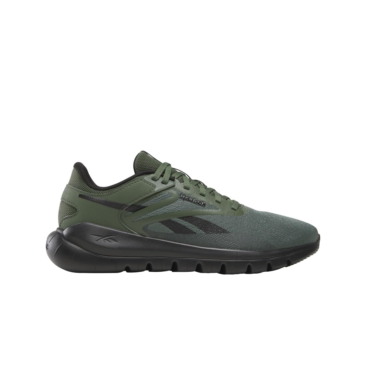 Reebok Men’s Split Flex Sneaker, Breakaway Green/Footwear White/Black, Men’s Size 10.5