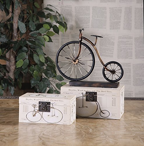 Imax 12925 Big Wheel Bicycle Statuary - Thumbnail 2