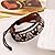 Nice Buckeye Rock Skulls Studded Multi-strand Adjustable Length Leather Wrap Bracelet