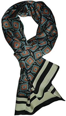 YSSP, 63" x 11" Man's 100 Pure silk scarf wrap Accessory neckwear gift